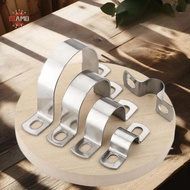 [Yulong] Thiened U-Tube Strap Saddle Clamp Stainless Steel Horseba Wire Throat HoopCable Fastener Cl