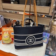 Chanel denim 2way bag 牛仔布沙灘包