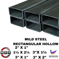 MILD STEEL (BESI) RECTANGULAR HOLLOW (DIFFERENT SIZES AND LENGTH AVAILABLE)1.2mm/1.6mm