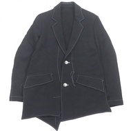 Sulvam SP-J06-200 Stitch 雙扣西裝外套，全身飾有縫線圖案，黑色，S 號。日本製造。正品。男款。原價：82,500 日圓。