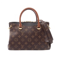 【二手】路易威登LOUIS VUITTON Pallas BB Monogram Noir 2WAY 手提包 M41218 黑色 PVC 塗層帆布皮革 Pallas BB 女士二手 A
