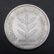 1935 Palestin Olive Branch 100 Mill Commemorative Coins Distressed Silver Dollar Crafts Collection 1