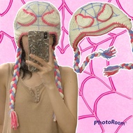 Spider-man BEANIE - MAYDAY’S SPIDERMAN BEANIE - handmade wool spiderman hat