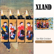 Ngọn Lửa Việt Bật Lửa Cricket Truyền Thống đặt trên ban thờ đi chùa thanh minh - Combo 4 chiếc Xland