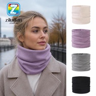 ZILUOLAN Neck Warmer Gaiter, Elastic  Double Layer Neck Gaiter, Lightweight Stretch Wind-Resistant W