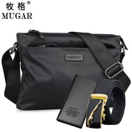 [MUGAR/MUGAR] Shoulder Bag Messenger Bag Backpack Casual Bag Men's Shoulder Bag Korean Version Trend