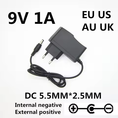 9V 850mA 1A AD-5 AD-5G 5JL 5MR 5MU 5GL 5EL ADR-8 ADT-9 Adapter for Casio CTK-496 CTK-481 CTK-700 Key