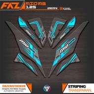 UV TRANSPARENT STRIPING MIO M3 125 IP 6 STICKERS YAMAHA M3/Z/S 125 CLEAR MATERIAL STICKER MIO 125 20