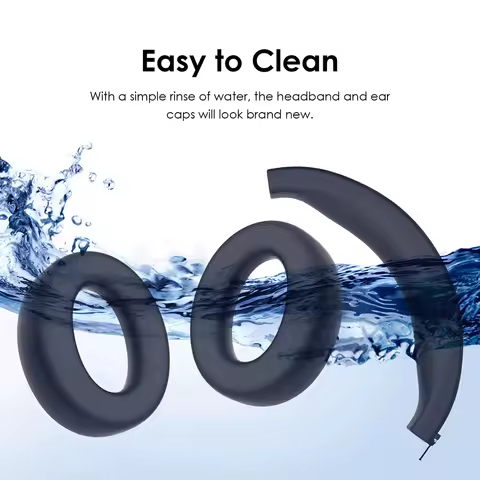Silicone Earpads Head Beam Zipper Protective Cover Headband Protector Earpads Cover Sleeve for Anker