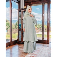 KOLEKSI BAJU KURUNG SAGE GREEN🔸 ORIGINAL HAURABELLE 🔸BAJU BRIDESMAID SAGE GREEN