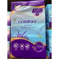 Carina Lavander 3ply soft pack tissue M90s