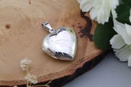 925 sterling silver heart shaped locket pendant/จี้ล็อกเก็ตรูปหัวใจเงินแท้925