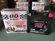 OD BATTERY 12N5L-BS GEL TYPE for Mio, Smash etc..