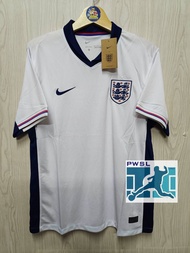 #เสื้อบอลทีมชาติ อังกฤษ เหย้า 2024 สีขาว เกรดแฟนบอล เสื้อเปล่า+ ฟลูออฟชั่น ยูโร ชื่อเบอร์นักเตะดัง
