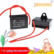 MIH Capacitor, Fan Ceiling Exhaust CBB61 Start Capacitor, 450V 1/1.2/1.5/2/2.5/3/3.5/4/5/6UF Motor R