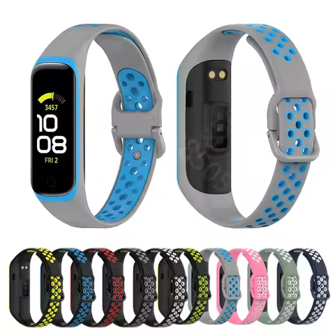 Smart Watchband Bracelet For Samsung Galaxy Fit 2 SM-R220 Soft Silicone Wristband For Galaxy Fit2 Wr