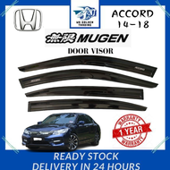 Honda Accord T2A 2014-2018 Mugen Style Door Visor Air Press Air Vent Visors Sun Visor (1set/4PCS)