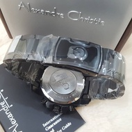 Jam Alexandre Christie AC 6226 MC AC6226MC silver hitam Original