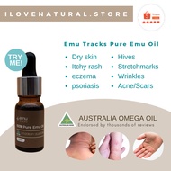 [TRIAL] Emu Tracks Pure Emu Oil 10ml from Australia. Relieve &amp; Moisturise Eczema, Dry Itchy Skin &amp; Other Skin Problem.