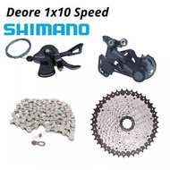 Shimano Deore m4100 1x10S derailleurs RD-M4120 10 speed shift lever sunshine cassette 36T 40T 42T 46T 50T chain 10v Groupset