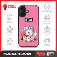 Casing Case iphone 16 15 14 13 12 11 XR XS X 8 7 6 5 Pro Max Mini Plus SE 4 Cute All Characters BT O