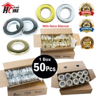 [HOME BLIND] Curtain Eyelet Ring / Cincin Langsir Nano Silencer / Ring Grommet Top / Harga Borong (5
