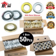 [HOME BLIND] Curtain Eyelet Ring / Cincin Langsir Nano Silencer / Ring Grommet Top / Harga Borong (50pcs x 1 Kotak)