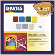 ✤ ۩ ☎ Davies ACREEX Chorinated Rubber Base Floor Paint - 1L (1liter / quart)