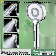 MAG Water-saving Sprinkler, 3 Modes Adjustable High Pressure Shower Head, Useful Handheld Multi-function Large Panel Shower Sprayer