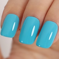 Gel Nail Polish,15ml UV/LED Soak Off Neon Light Blue Gel Polish for Manicure Salon or DIY Nail Art a