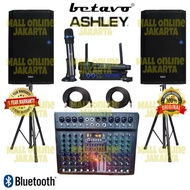 Paket speaker aktif betavo 15 inch V150 Da sound system outdoor 8 ch