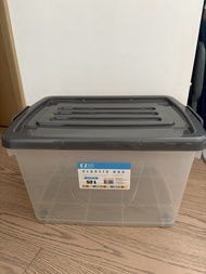EZ KEEP 52L Plastic Storage Box with Lid 透明膠箱