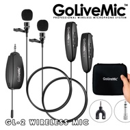 (2021) GoliveMic GL-2 Wireless Lavalier Microphone Twin Kit / Single Kit for Live Streaming FB Live 