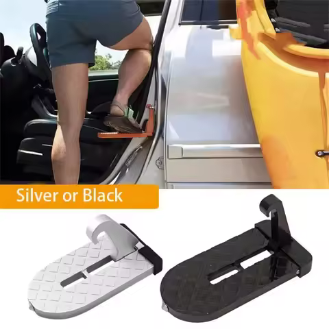Car Foot Pedal Aluminum Door Pedal Universal Mini Auxiliary Pedal Upper Roof Pedal Pedal Pedal Car A
