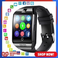 ระเบิดรุ่น Q18 นาฬิกาข้อมือสมาร์ทโฟน High-end หน้าจอแบบโค้ง Arc แฟชั่นบลูทูธบัตรกีฬาข้อมูลการแจ้งเตื