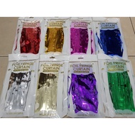 BIRTHDAY PARTY CURTAINS / Foil Curtains / Foil Backdrops / Foil Curtains / Fringe Curtains
