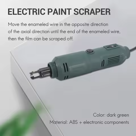 AA05 DF-6 Enameled Wire Stripping Machine Varnished Wire Stripper Enameled Copper Wire Stripper Clea