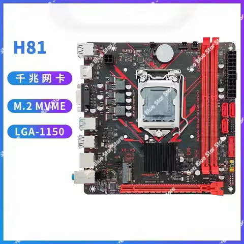 New ITX H81 computer main board motherboard DDR3 LGA-1150 supports M.2 interface Gigabit network int