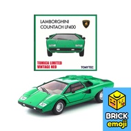 TOMYTEC TLVN Lamborghini Countach LP400 Green 1/64 Đồ chơi mô hình xe hơi