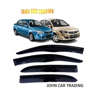 Proton Saga BLM FL FLX 2008~2014 4" Window Door Visor Saga BLM Air Press Wind Visor Saga FLX Door Vi