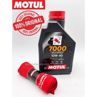 MOTUL 7000 4T 10W40 100% SINTETIK MINYAK ENJIN MOTOSIKAL (1.2L)