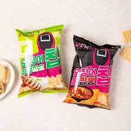 Korea Imported NETFLIX Qingyang Chili Spicy Squid Flavor Chips 50g Casual Puffed Drama Snacks Snacks