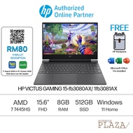 HP VICTUS GAMING 15-fb3080AX/ 15-fb3081AX 15.6" FHD 144Hz Laptop ( R7-7445HS, 8GB, 512GB SSD, RTX305