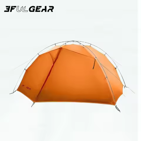 3F UL GEAR Tai Chi Camping Tent 15D Nylon Ultralight Weatherproof Portable Outdoor Double Tent Exter