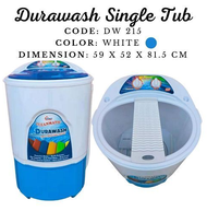 215 DURAWASH SINGLE TUB/ SINGLE TUB/ DURAWASH/ WASHING MACHINE