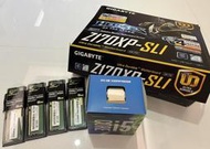 i5-6400 + 32GB DDR4-3000 CL17 + 技嘉GIGABYTE主機板GA-Z170XP-SLI