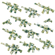 Military Third Party Gun Arms M4 Series MOC Rifle American Camouflage Modern Weapon Model Building B