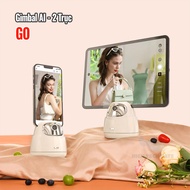 GO 2-axis motion tracking 360 rotating phone holder, AI technology without APP