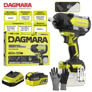 DAGMARA DIWR-800 High-Performance Impact Wrench, Aluminum Alloy Body for Ultra Cooling,Professional 