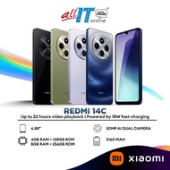 Xiaomi Redmi 14C 6.88" 6GB+128GB | 8GB+256GB 50MP Camera | 5160mAh | MediaTek Helio G81 (Black/Green
